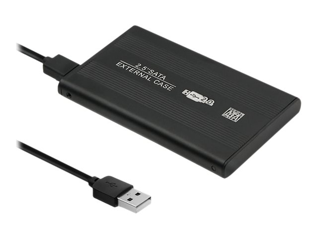 Qoltec - Lagringspakning - 2.5" - Sata 6Gb/S - Usb 2.0 - Sort