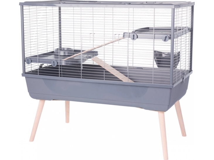 Zolux Zolux Neolife 100 Käfig Für Kaninchen Grau