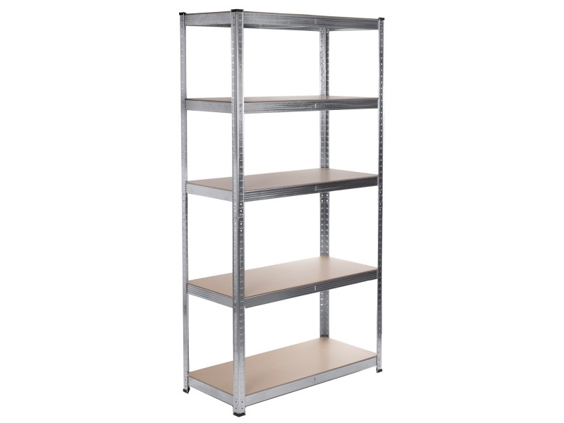 Metallregal Schrank 175 Kg X5 180X90x40cm Grünblau, Verzinkt, Pozlawanyy, Mdf, Gb378
