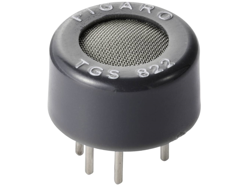 Figaro Gas-sensor TGS-822 Passer til gasser: Kulmonoxid, Ammoniak, Svovloxidid, Alkohol, Benzin (Ø x H) 17 mm x 10 mm
