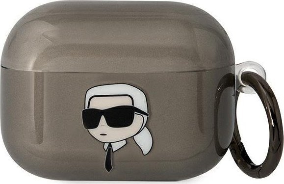 Karl Lagerfeld Karl Lagerfeld Klaphniktck Airpods Pro Cover Sort/Black Karl’S Head