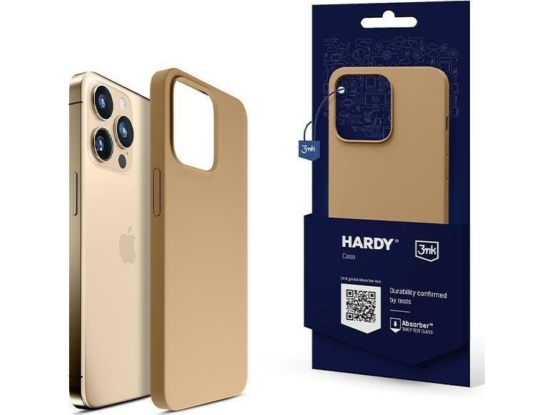 3Mk Hardy Silicone Magcase Für Apple Iphone 14 Pro Max (Gold)
