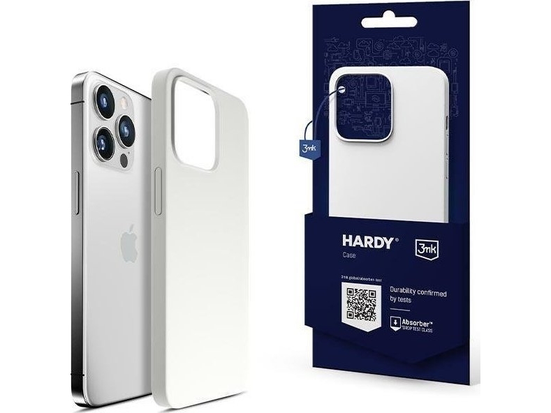 3Mk 3Mk Hardy Case Iphone 14 Pro Max 6.7" White/White Magsafe