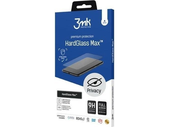3Mk Hardglass Max Privacy Apple Iphone 7/8 Juodas Fullscreen Glass Privacy