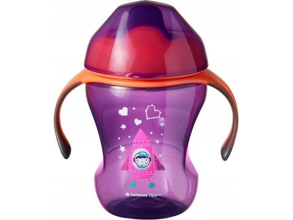 Tommee Tippee Non-Spill Cup With Handles 7M + Tommee Tippee Universal