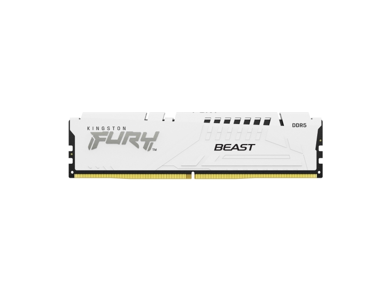 Kingston Technology Fury Beast 32Gb 6000Mt/S Ddr5 Cl36 Dimm White Expo, 32 Gb, 1 X 32 Gb, Ddr5, 288-Pin Dimm