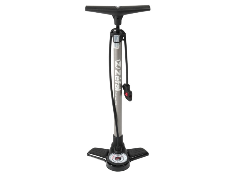 ZÉFAL Floor pump Profil Max FP20 9 bar/130 psi Silver | Cykling - Cykelutrustning - Cykelpumpar | GameStuff