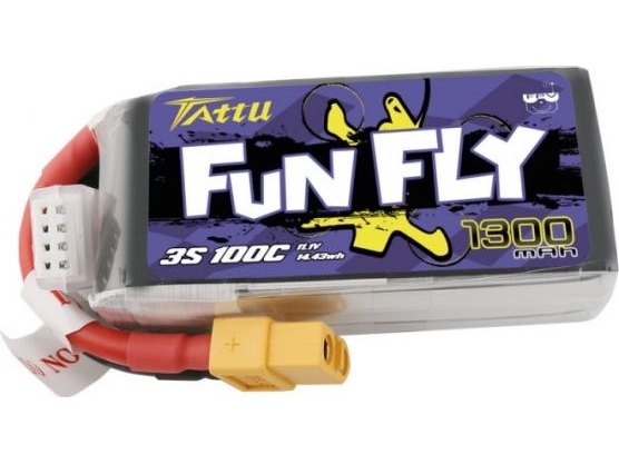 Tattu Taa13003s10x6, Akku, Schwarz, Violett, Weiß, Gelb