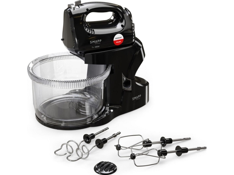 Handmixer Smapp Mixer Mit Schüssel Smapp 451.8 2 Schüsseln Schwarz