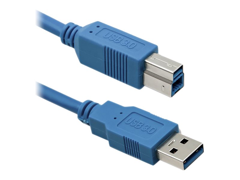 Qoltec Usb-A - Usb-B 2 M Blåt Kabel (5901878523095)