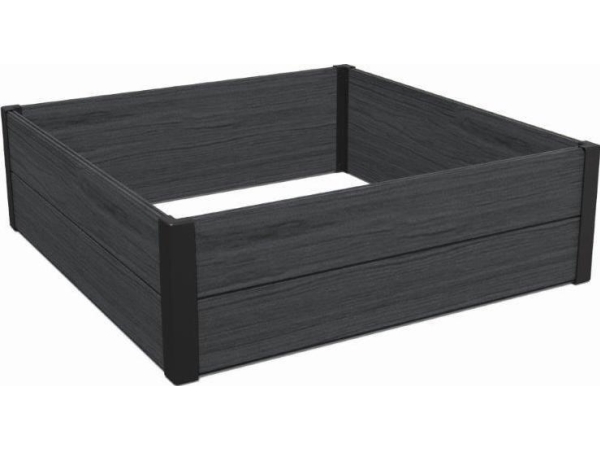 KETER hævekasse til grøntsager grafit Maple Square 106 x 106 x 32 cm