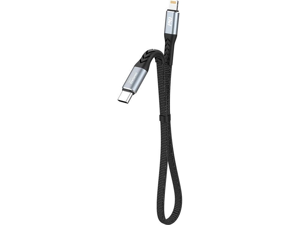 USB-C til Lightning kabel 20 W 0,23 m - Dudao L10P (sort)