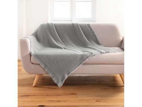 Billede af Douceur D`Interieur Pled Coraline Blanket - Gray 125X150