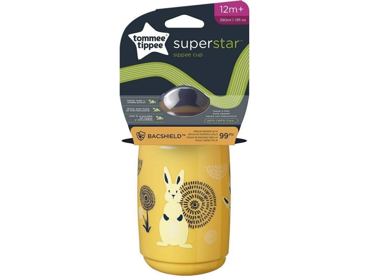 Se Tommee Tippee Kop Sipper, 12M+, 390Ml, Gul, 447828 hos Computersalg.dk