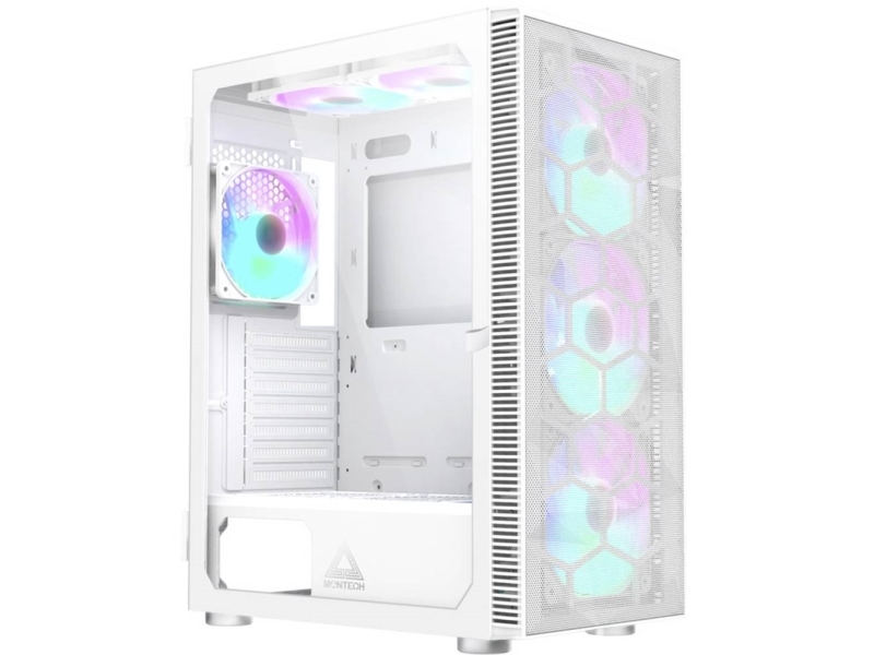 Montech X3 Mesh Midi-Tower Gaming-Gehäuse Weiß