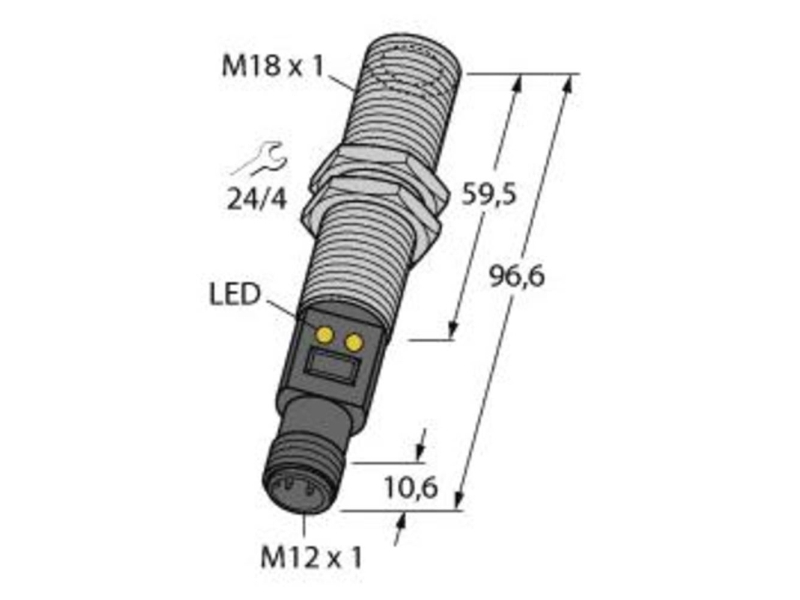Turck 3073652 M18TB14Q Lämpötila-anturi