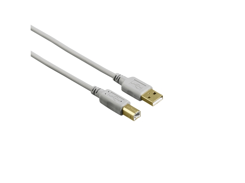 Hama 00200903, 1,5 M, Usb A, Usb B, Usb 2.0, 0,48 Gbit/Sek., Grå