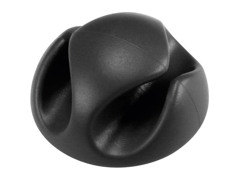 Tru Components Kabelholder Selvklæbende 558352 Bundt-Ø-Område 8 Mm (Max) Sort 1 Stk