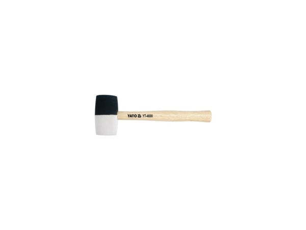 Yato Rubber Mallet With Wooden Handle 580G 341Mm (Yt-4603)