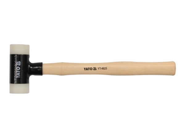 Yato Yt-4624, Rekylfri Hammer, Polyurethan (Pu), Træ, Sort, Træ, 31,8 Cm, 265 G