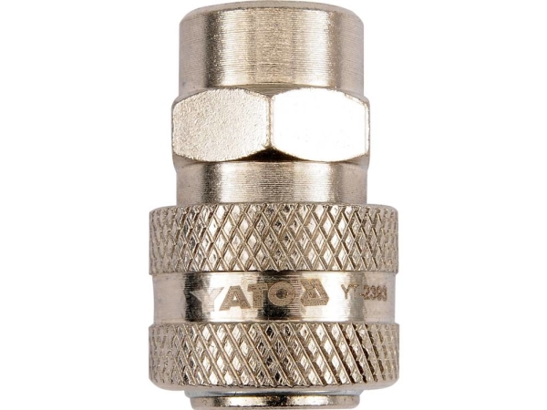Yato Yt-2393, Nikkel, Nikkel, Stål, Indvendigt Gevind, 1/4", 1 Stk