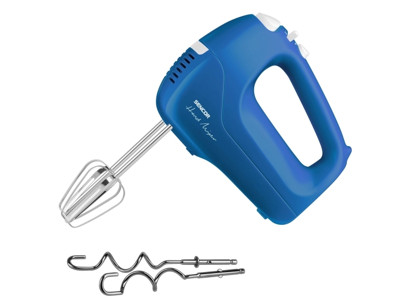 Sencor Shm 5402Bl, Handmixer, Blau, Kneten, Mixen, 1,2 M, Tasten, Leiter, 200 W