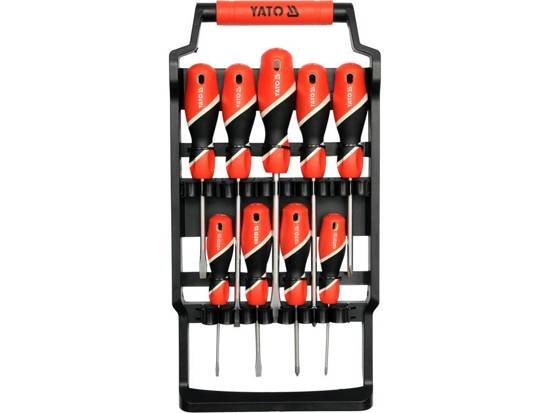 Yato 9-Punkt-Kit - Flach-/Kreuzschalter S2 58 Hrc 25968