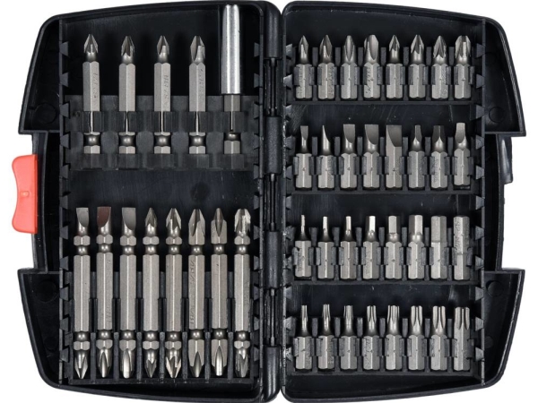Yato Yt-04620, 45 Stk, Hexadecimal (Metrisk), Phillips, Stjerneskruetrækker, Firkant, Torx, Stål, 25,4 / 4 Mm (1 / 4")