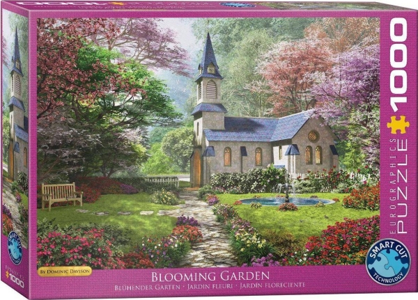 Puzzle Blühender Garten - 1000 Teile, 48*68Cm