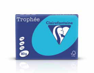 Farvet papir Trophée, A3, 80g, citrongul 1890, pakke a 500 ark