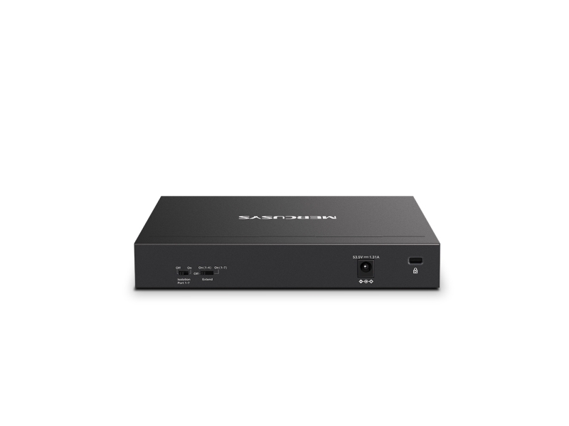 Mercusys Ms108gp, Managed, Gigabit Ethernet (10/100/1000), Vollduplex, Power Over Ethernet (Poe), Wandmontage