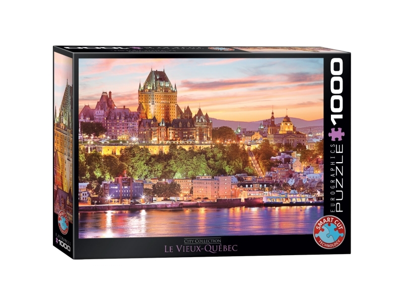 Puzzle 1000 Canada, Blick Auf Quebec