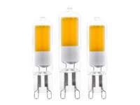 Eglo - Halogenglödlampa - form: G9 - 2 W (motsvarande 21 W) - klass F - vitt ljus - 4000 K (paket om 3) | Belysning - Ljuskälla - E27 Ljuskälla | GameStuff