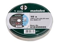 Metabo SP - Skärskiva - för rostfritt stål, stål - 10 delar - 125 mm - rakt | Elverktyg - Tillbehör - Bitar & Borrset | GameStuff