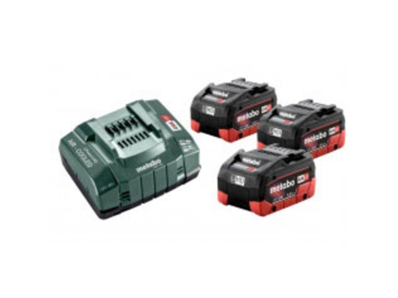 Metabo Akumuliatorius 3 X 5,5 Ah Lihd + Asc 145 Įkroviklis