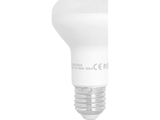 Ltc Ps Ltc Led-Lampe, R63, E27, Smd, 7W, 230V, Warmweißes Licht, 560Lm.