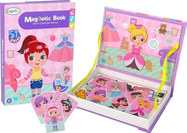 Leantoys Magnet-Puzzlebuch Mit Verkleidung
