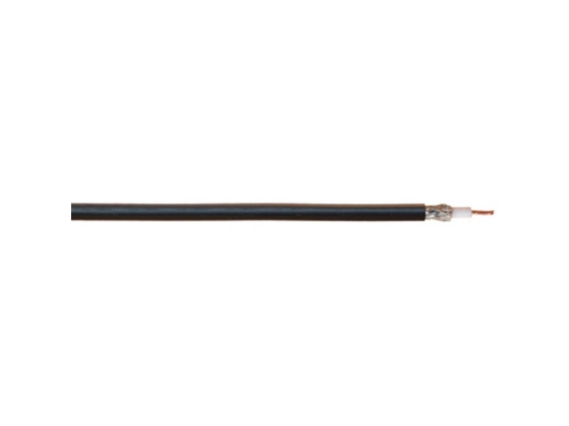 Bedea 22610911 Koaxialkabel Außendurchmesser: 5,35 Mm Schwarz 100 M