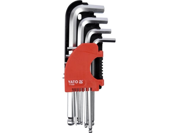 Yato Yt-0509 - Hexagonal Wrench With The Ball 10Pcs 2 - 12 Mm Crv