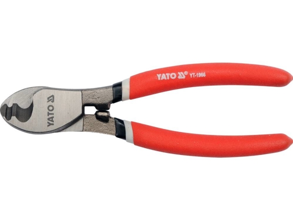 Yato YT-1966, Handdriven kabelavbitare, Röd, Kromvanadinstål, Grå, Röd, 6 mm, 160 mm | Verktyg för elektricitet - Kabelverktyg | GameStuff