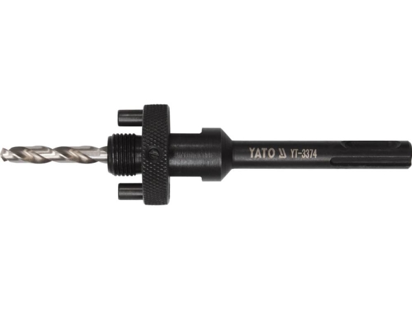 Yato YT-3374, Hulsav, Hole saw arbor, 1,6 cm, UNF, Sort, Grå, 1 stk