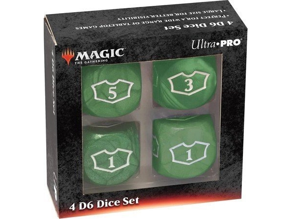 Ultra-Pro Magic the Gathering Green Mana 22 mm Deluxe Loyalty Dice Set | Leksaker - Spel - Brädspel tillbehör | GameStuff
