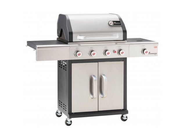 Triton Maxx Pts 4.1 Gassgrill Med Infrarød Sidebrenner, Rustfritt Stål
