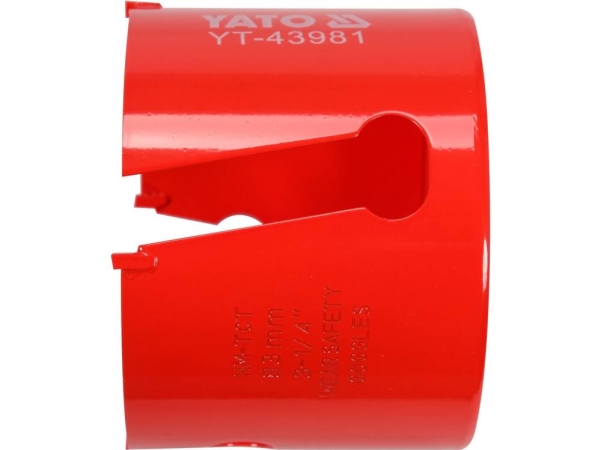Yato Yt-43981, Enkelt, Keramisk, Beton, Plast, Krydsfiner, Sandsten, Træ, Rød, Kulstofstål, Tungsten Carbide Tipped (Tct), Tungsten Carbide (Tc), Unf