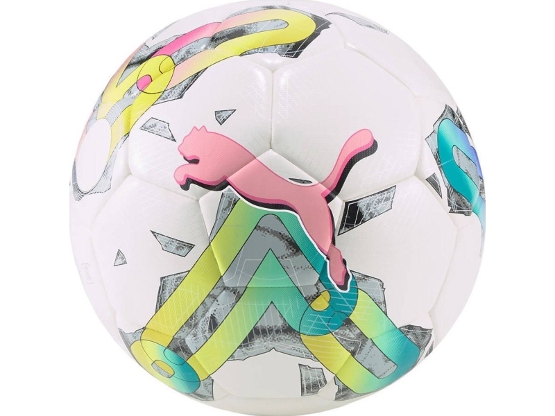 Futbolo kamuolys Puma Orbita 5 HYB balta ir-zielono-rožinė 083783 01 (5)