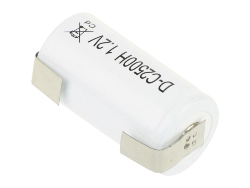 Mexcel C2500b Special Batteri R14 Loddefane Flat Top Nicd 2500 Mah