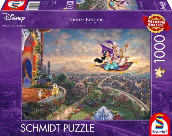 Schmidt Spiele Thomas Kinkade Studios: Disney - Aladdin, Jigsaw Puzzle (1000 Teile)