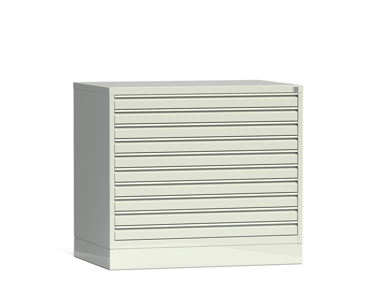 Ritningsskåp RSM A1 10 lådor inklusive sockel | Möbler - Förvaringsmöbler - Skåp & Arkiv | GameStuff