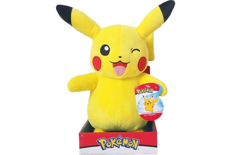 Pokémon - Plush - 30 cm - Pikachu (PKW3106) Bamse - GEEKD.dk