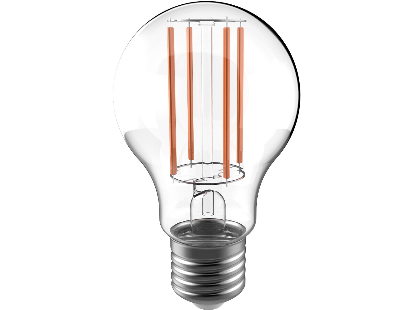 Airam Led A60 -Lamppu, E27, 3000K, 470Lm, Kirkaskupuinen